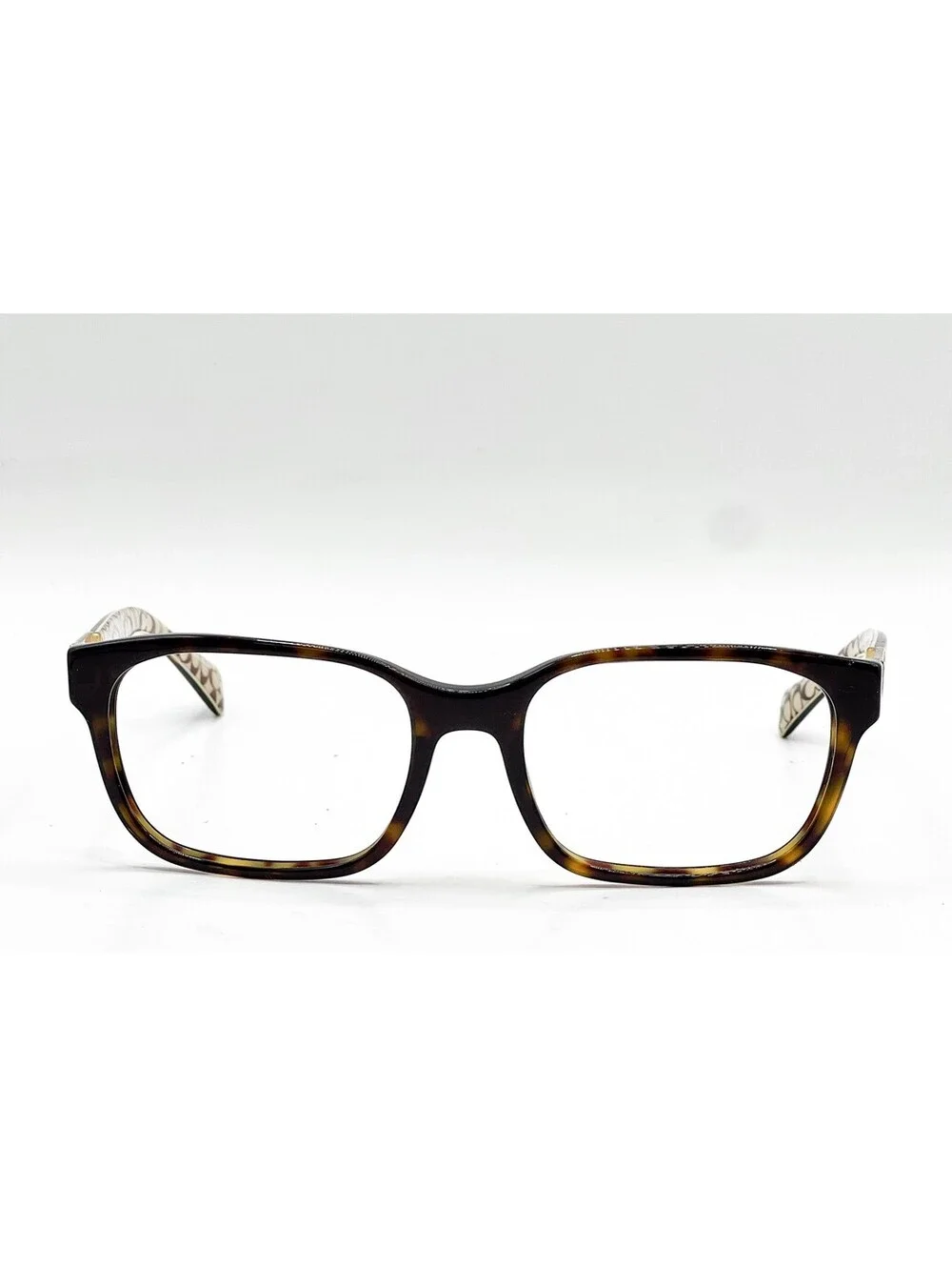 Coach HC 6062 5262 Dark Tortoise Sand Signature C Eyeglass Frames 51-16-135
